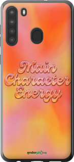 Силиконовый чехол 'Aura Gradient Main Character Energy Aesthetic Y2K' для Samsung Galaxy A21 изображение 3