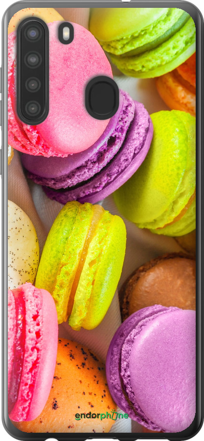 

Coque du Silicone "Macarons" pour Samsung Galaxy A21, Jaune