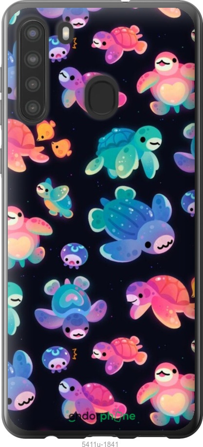 Силиконовый чехол № 5411 для Samsung Galaxy A21 - 5411u-1841 изображение 