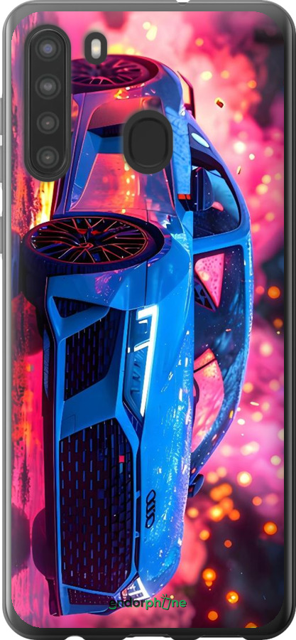 Силиконовый чехол Ауди для Samsung Galaxy A21 - 6286u-1841 изображение 