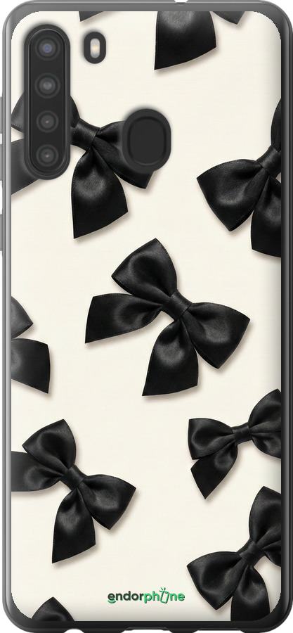 Силіконовий чехол Dark Coquette для Samsung Galaxy A21 - 6765u-1841 изображение 