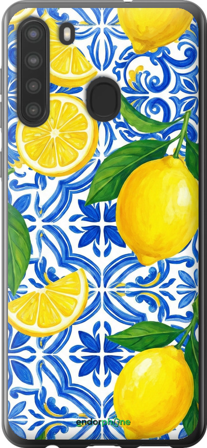 Силиконовый чехол Grocery Girl Italian Summer для Samsung Galaxy A21 - 6766u-1841 изображение 