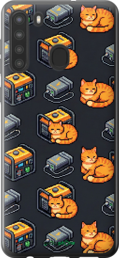 Силиконовый чехол Autonomous Zone для Samsung Galaxy A21 - 6771u-1841 изображение 