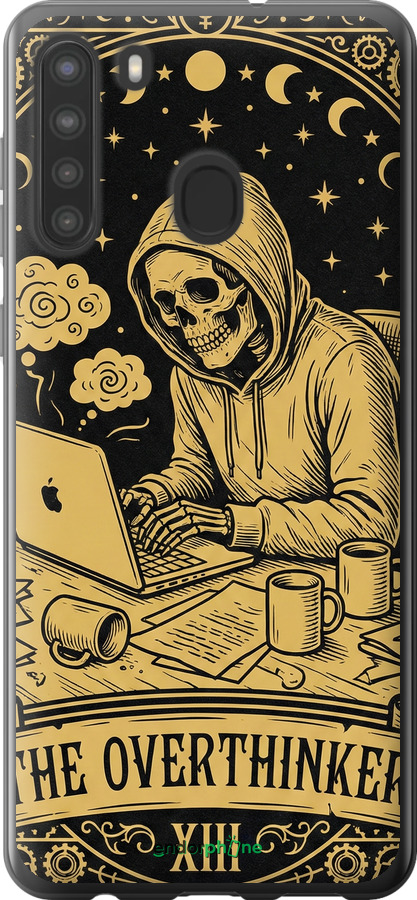 Силиконовый чехол The Overthinker для Samsung Galaxy A21 - 6774u-1841 изображение 