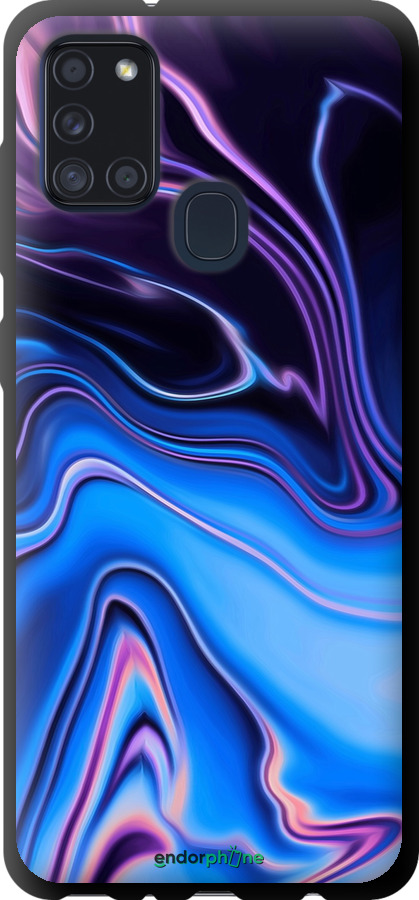 TPU чехол Узор воды для Samsung Galaxy A21s A217F - 4491b-1943 изображение 