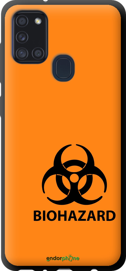 TPU чехол biohazard 33 для Samsung Galaxy A21s A217F - 4851b-1943 изображение 