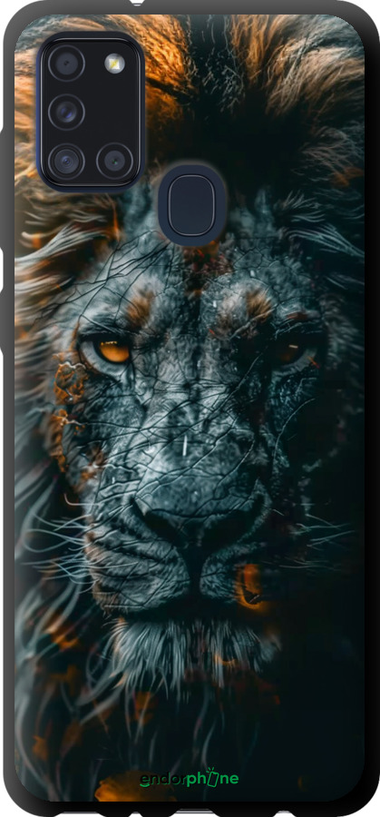 TPU чехол Лев у сутінках для Samsung Galaxy A21s A217F - 6154b-1943 изображение 