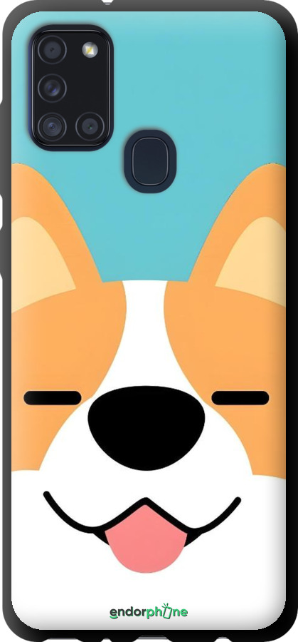 TPU чехол Корги для Samsung Galaxy A21s A217F - 6280b-1943 изображение 