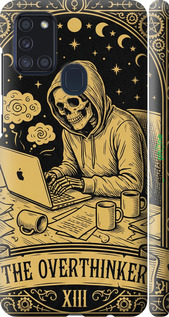 3D пластиковий матовий чехол The Overthinker для Samsung Galaxy A21s A217F - 6774m-1943 изображение 