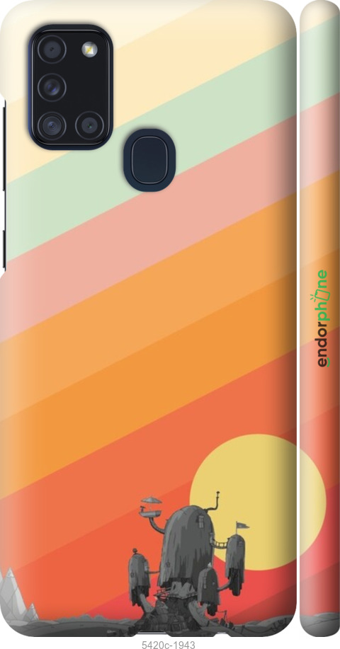 3D пластиковий матовий чехол № 5420 для Samsung Galaxy A21s A217F - 5420m-1943 изображение 