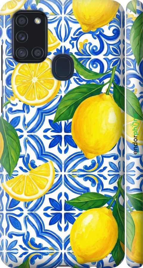 3D пластиковый матовый чехол Grocery Girl Italian Summer для Samsung Galaxy A21s A217F - 6766m-1943 изображение 