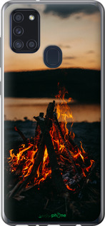 2D пластиковый чехол Огонь для Samsung Galaxy A21s A217F - 6021t-1943 изображение 