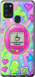 2D пластиковый чехол 'Y2K Aesthetic Retro Pet: Годуй мене кавою' для Samsung Galaxy A21s A217F изображение 11