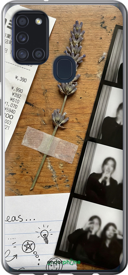 Силіконовий чехол Aesthetic Scrapbook Collage для Samsung Galaxy A21s A217F - 6773u-1943 изображение 