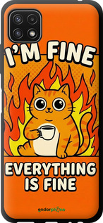 TPU чехол Funny Cat для Samsung Galaxy A22 5G A226B - 6786b-2581 изображение 