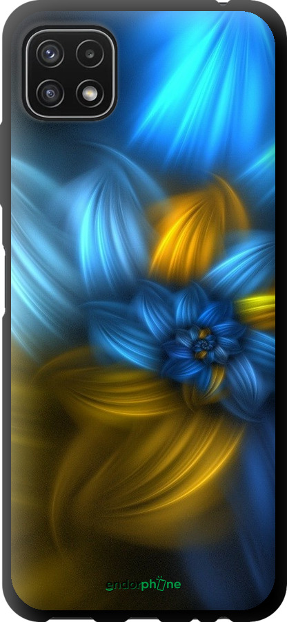 

TPU чорний чохол "Візерунок 46" для Samsung Galaxy A22 5G A226B, Синій