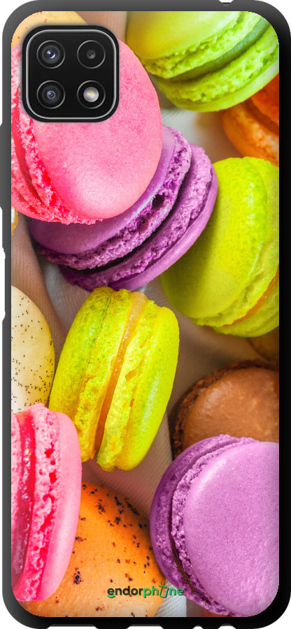 

Coque du TPU noir "Macarons" pour Samsung Galaxy A22 5G A226B, Jaune