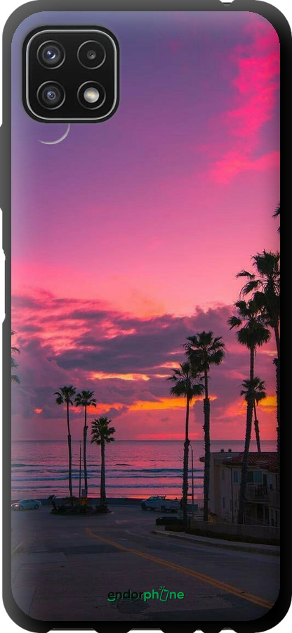 TPU чехол Пальмы для Samsung Galaxy A22 5G A226B - 5873b-2581 изображение 