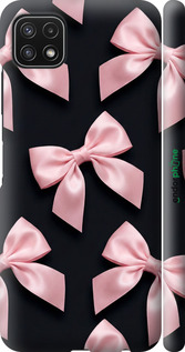3D пластиковый матовый чехол 'Coquette Ribbons Dark Coquette' для Samsung Galaxy A22 5G A226B изображение 1