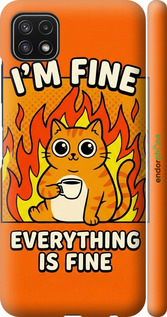 3D пластиковый матовый чехол 'Funny Cat' для Samsung Galaxy A22 5G A226B изображение 17