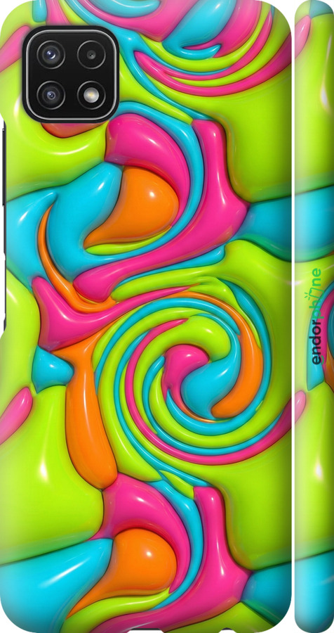 3D пластиковый матовый чехол Y2K Jelly Dream для Samsung Galaxy A22 5G A226B - 6780m-2581 изображение 