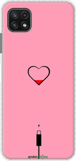 Чехол Bumper чехол Подзарядка сердца1 для Samsung Galaxy A22 5G A226B - 4275pc-2581 изображение 