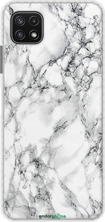 Чехол Bumper чехол Мрамор белый для Samsung Galaxy A22 5G A226B - 4480pc-2581 изображение 