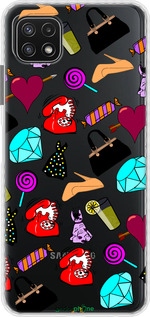 Чехол Bumper чехол stickers для Samsung Galaxy A22 5G A226B - 4757pc-2581 изображение 