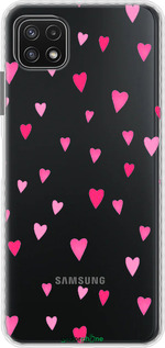 Чехол Bumper чехол Сердечки 2 для Samsung Galaxy A22 5G A226B - 4763pc-2581 изображение 