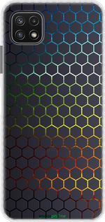 Чехол Bumper чехол Переливающиеся соты для Samsung Galaxy A22 5G A226B - 498pc-2581 изображение 
