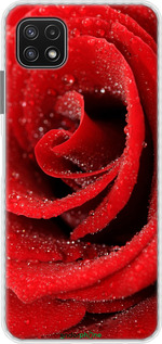 Чехол Bumper чехол Красная роза для Samsung Galaxy A22 5G A226B - 529pc-2581 изображение 
