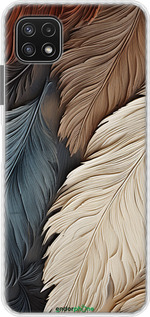 Чохол Bumper чехол Листя в стилі бохо для Samsung Galaxy A22 5G A226B - 5643pc-2581 изображение 