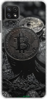 Чохол Bumper чехол Black Bitcoin для Samsung Galaxy A22 5G A226B - 6090pc-2581 изображение 