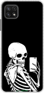 Чохол Bumper чехол Скелет робить Selfie для Samsung Galaxy A22 5G A226B - 6535pc-2581 изображение 
