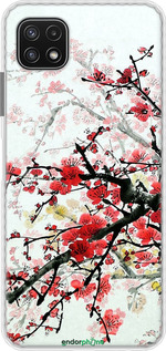 Чохол Bumper чехол Квітучий кущ для Samsung Galaxy A22 5G A226B - 831pc-2581 изображение 
