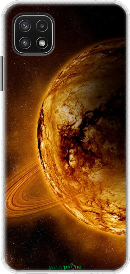 Чехол Bumper чехол Жёлтый Сатурн для Samsung Galaxy A22 5G A226B - 170pc-2581 изображение 