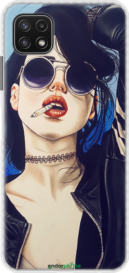 Чохол Bumper чехол Дівчина на стилі для Samsung Galaxy A22 5G A226B - 4151pc-2581 изображение 
