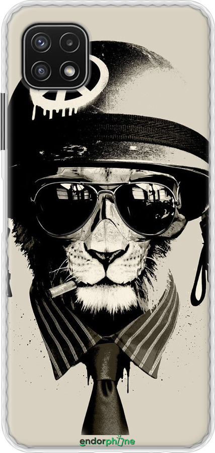 Чехол Bumper чехол tattoo soldier для Samsung Galaxy A22 5G A226B - 4165pc-2581 изображение 