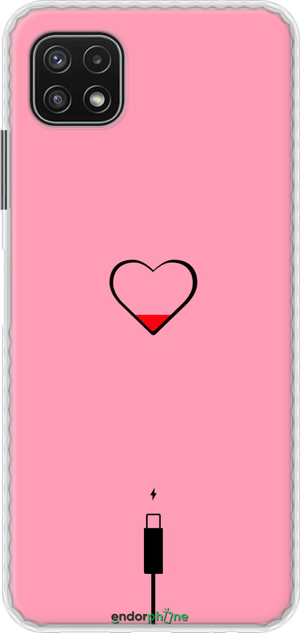 Чехол Bumper чехол Подзарядка сердца1 для Samsung Galaxy A22 5G A226B - 4275pc-2581 изображение 