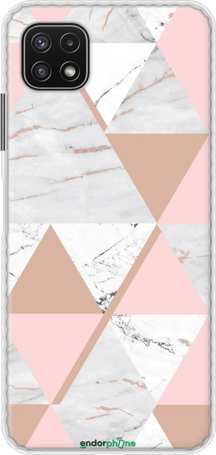 Чехол Bumper чехол Мраморная симметрия для Samsung Galaxy A22 5G A226B - 4344pc-2581 изображение 