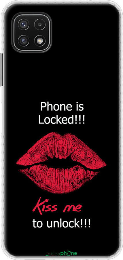 Чохол Bumper чехол Розблокуй-поцілуй для Samsung Galaxy A22 5G A226B - 4372pc-2581 изображение 