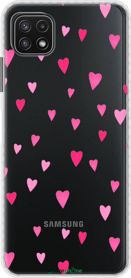 Чехол Bumper чехол Сердечки 2 для Samsung Galaxy A22 5G A226B - 4763pc-2581 изображение 