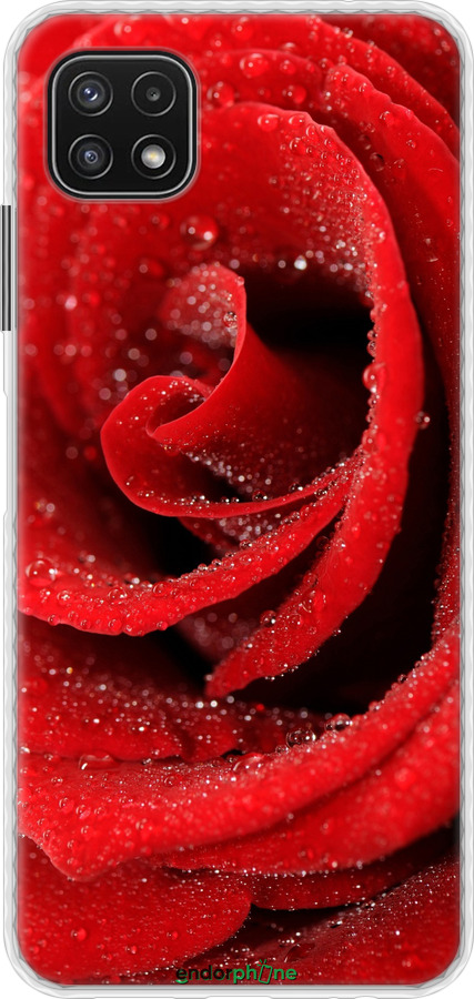 Чехол Bumper чехол Красная роза для Samsung Galaxy A22 5G A226B - 529pc-2581 изображение 