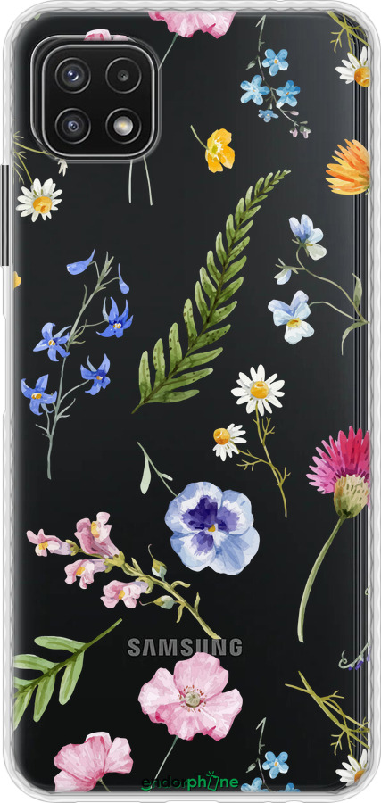 Чохол Bumper чехол Квітковий фон v2 для Samsung Galaxy A22 5G A226B - 5472pc-2581 изображение 