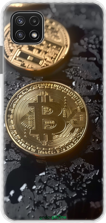 Чохол Bumper чехол Вулканійчний Bitcoin для Samsung Galaxy A22 5G A226B - 6092pc-2581 изображение 