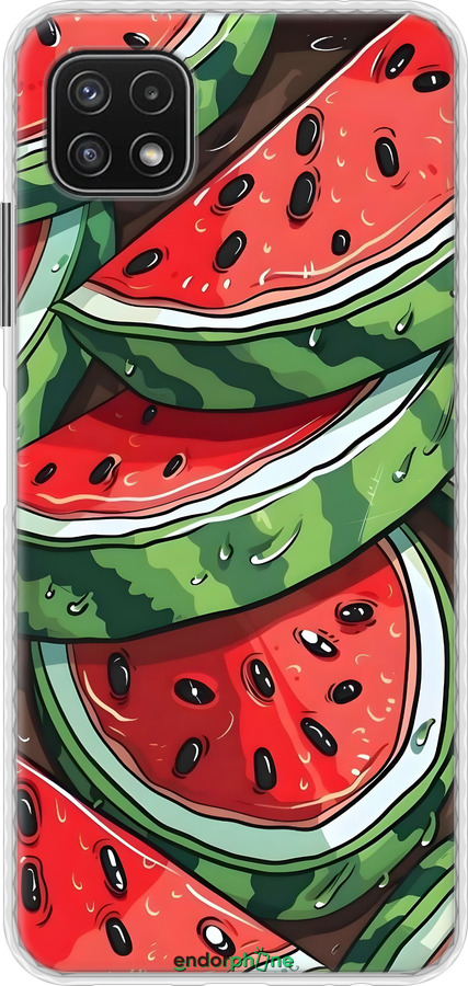 Чехол Bumper чехол Арбуз для Samsung Galaxy A22 5G A226B - 6315pc-2581 изображение 