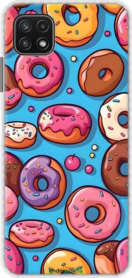 Чохол Bumper чехол Пончики для Samsung Galaxy A22 5G A226B - 6318pc-2581 изображение 
