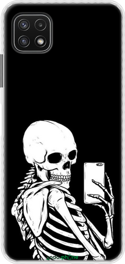 Чохол Bumper чехол Скелет робить Selfie для Samsung Galaxy A22 5G A226B - 6535pc-2581 изображение 