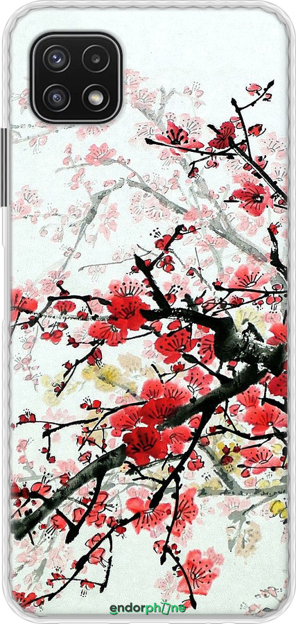 Чохол Bumper чехол Квітучий кущ для Samsung Galaxy A22 5G A226B - 831pc-2581 изображение 