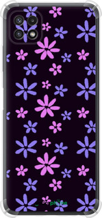 Силикон с усиленными углами чехол с  цветами для Samsung Galaxy A22 5G A226B - 6258sp-2581 изображение 